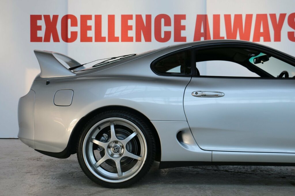 Toyota Supra Toyota Supra Twin Turbo Aero Active Spoiler Silver #3