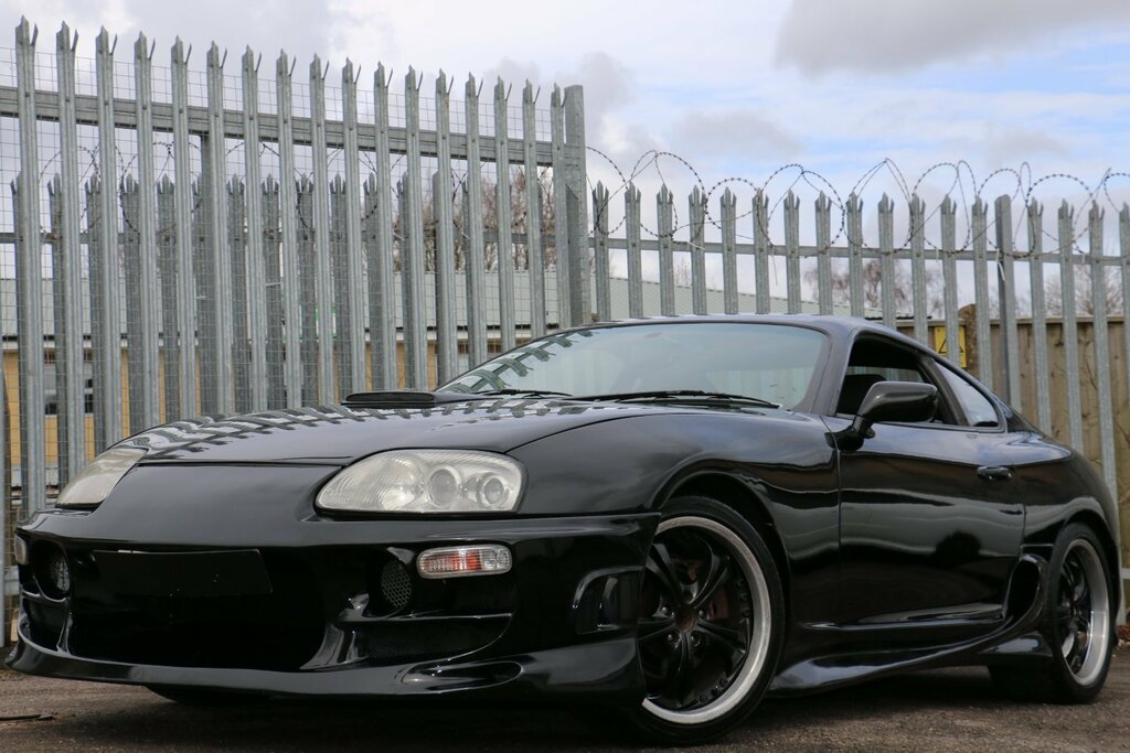 Toyota Supra Sz Non Turbo Gloss Black Stunning Car Black