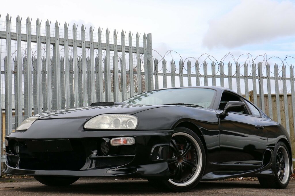 Toyota Supra Sz Non Turbo Gloss Black Stunning Car Black #2