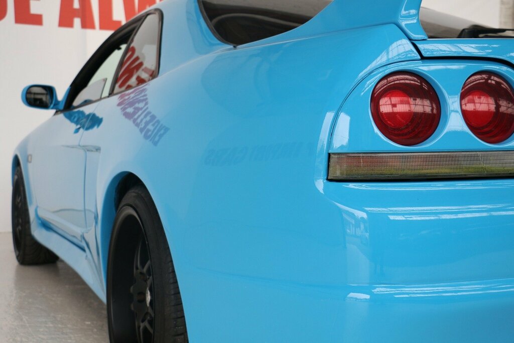 Nissan Skyline One Off Body Professionally Done Gtst 2.5 Single T Blue #4