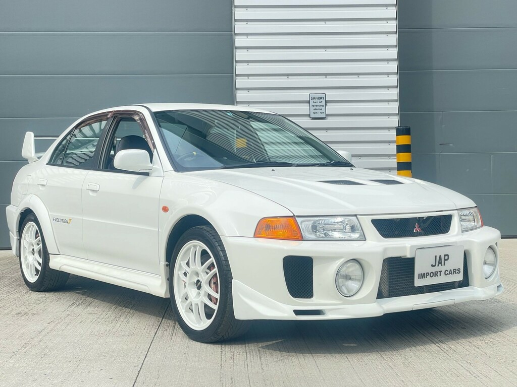 Mitsubishi Lancer Evolution Evo V 5 Gsr White #2