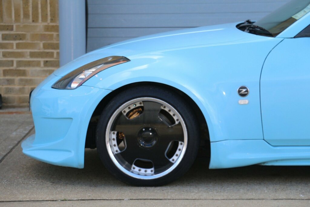 Nissan 350Z Custom One Off Widebody Design Stunning Car Bargai Blue #3