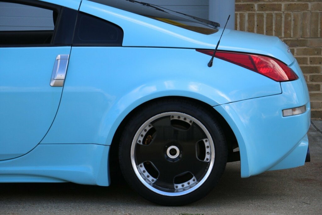 Nissan 350Z Custom One Off Widebody Design Stunning Car Bargai Blue #5