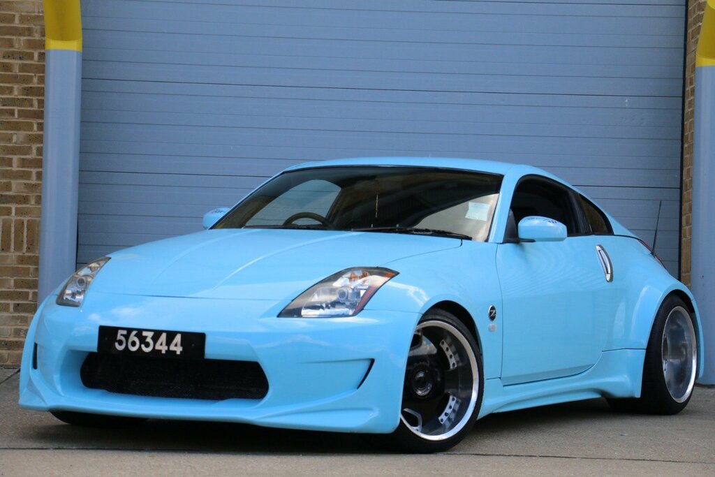 Nissan 350Z Custom One Off Widebody Design Stunning Car Bargai Blue