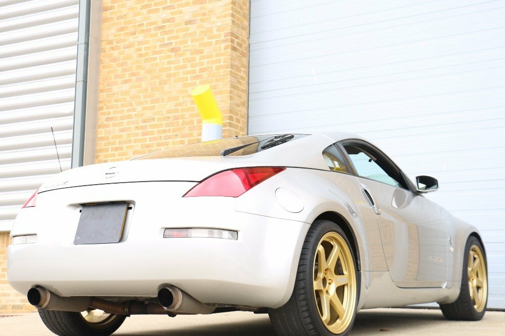 Nissan 350Z Stunning Looking 350Z Zigen Exhaust Volks Racing R Grey #6
