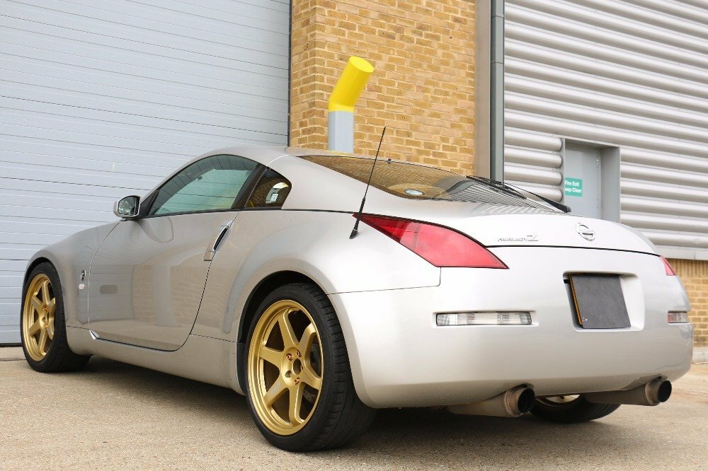 Nissan 350Z Stunning Looking 350Z Zigen Exhaust Volks Racing R Grey #5