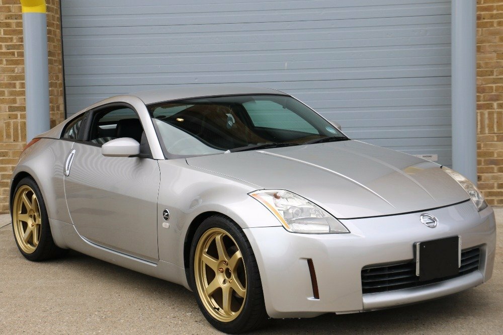 Nissan 350Z Stunning Looking 350Z Zigen Exhaust Volks Racing R Grey #2