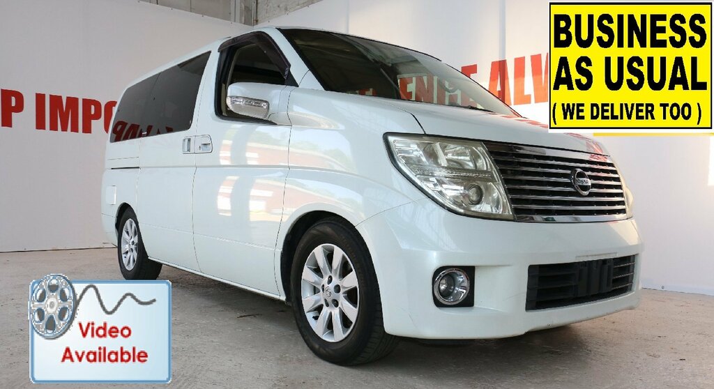 Nissan Elgrand Top Of The Range XL Model. Must Been Seen White