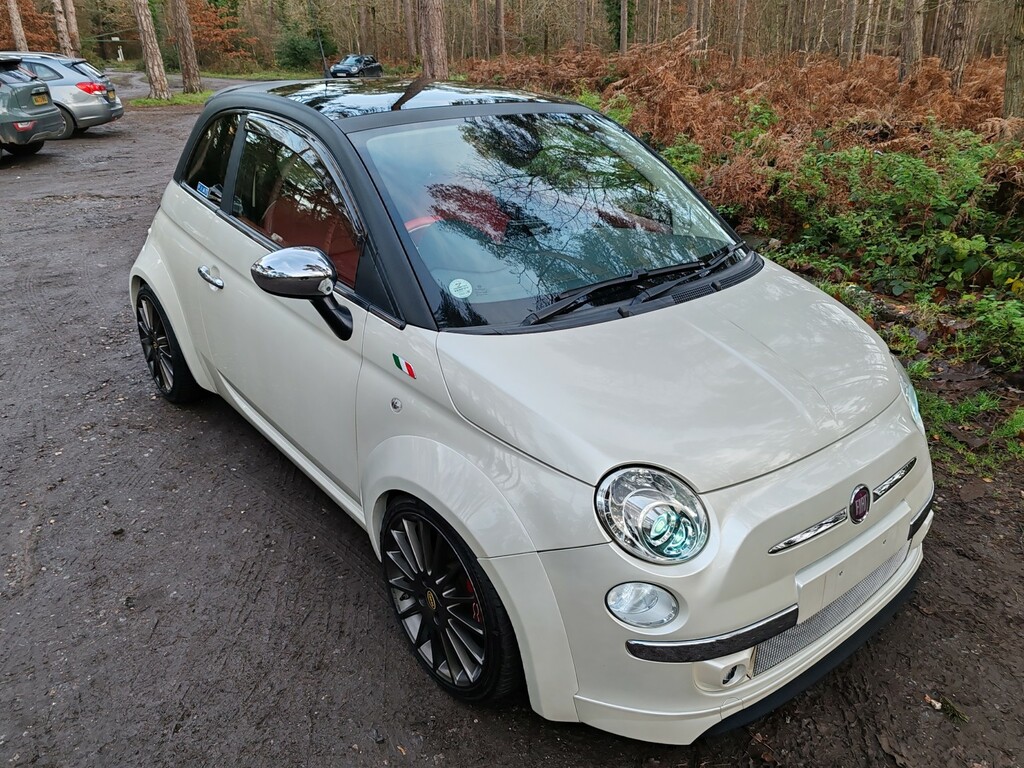 Fiat 500 1.4 Lounge 200909 Yellow #2