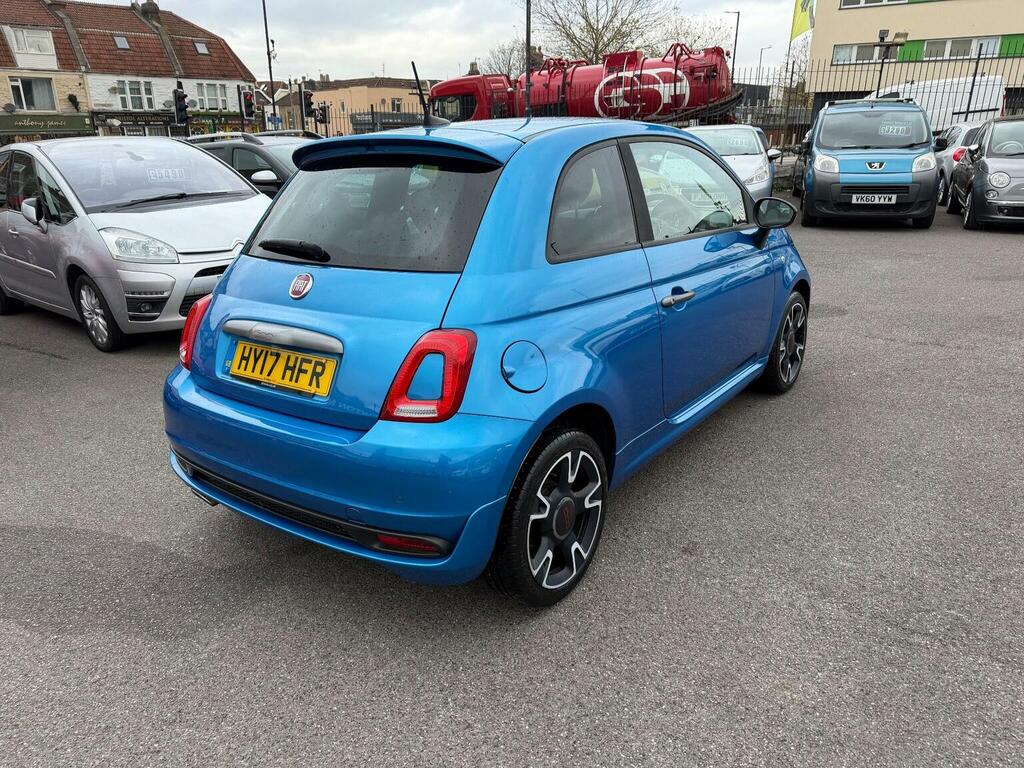 Fiat 500 Hatchback 1.2 S Euro 6 Ss 201617 HY17HFR Blue #3