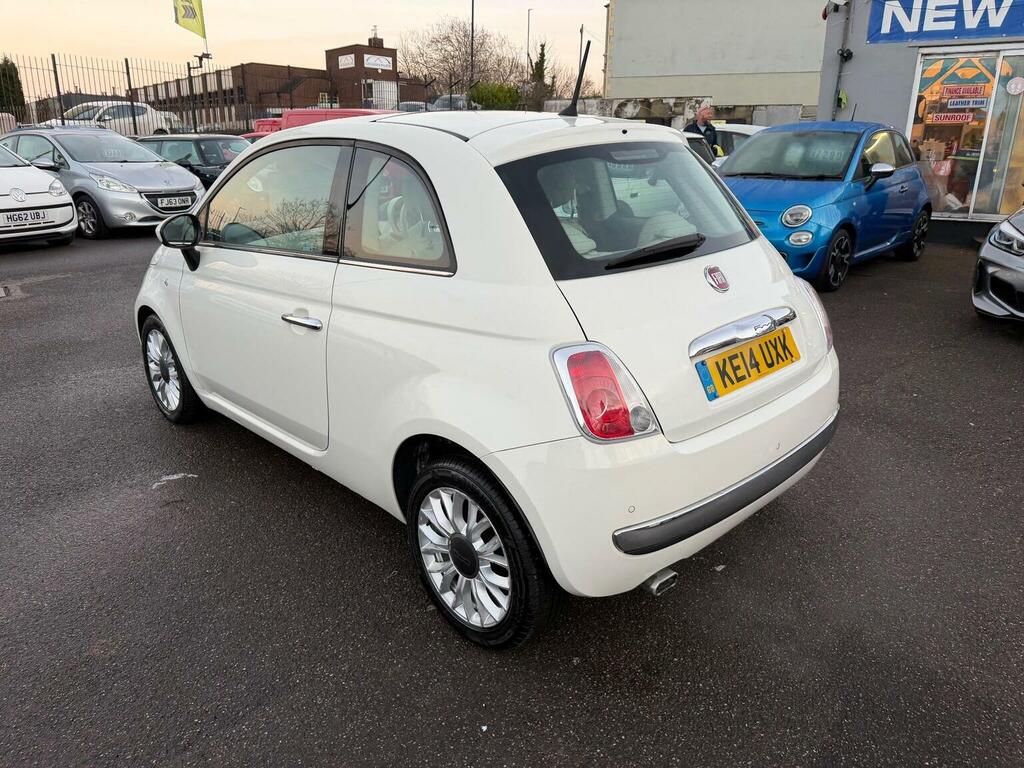 Fiat 500 Hatchback 0.9 Twinair Lounge Euro 6 Ss 201 White #3