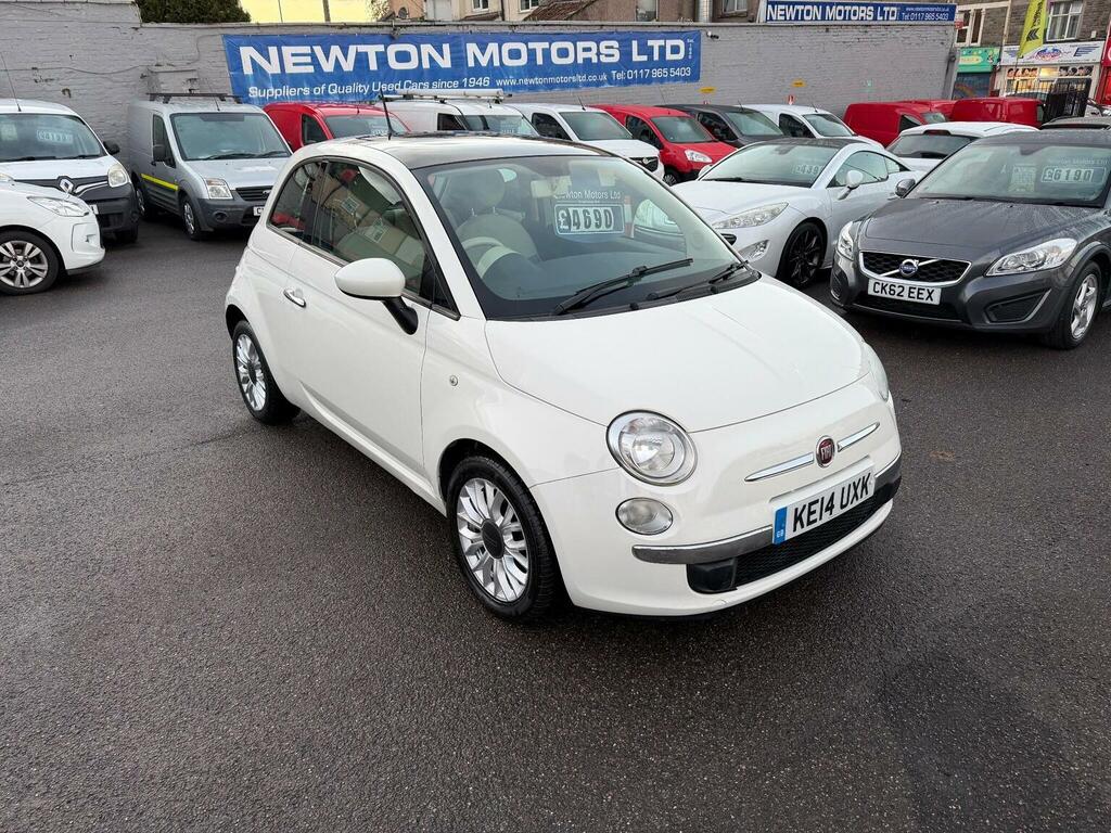 Fiat 500 Hatchback 0.9 Twinair Lounge Euro 6 Ss 201 White