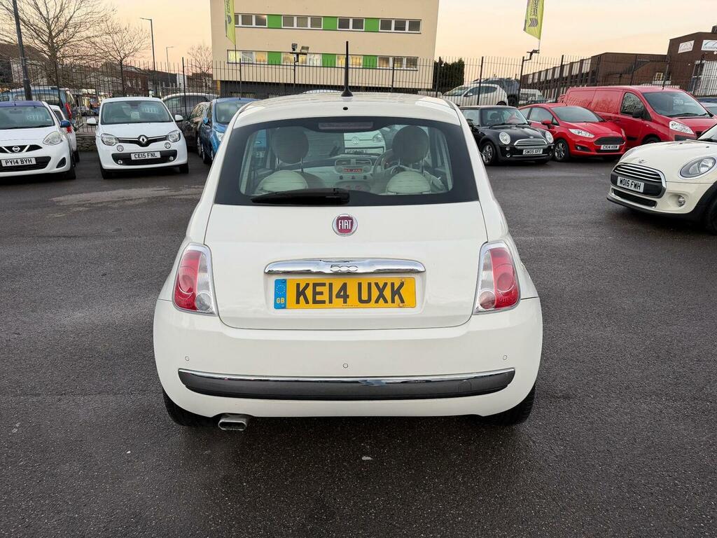 Fiat 500 Hatchback 0.9 Twinair Lounge Euro 6 Ss 201 White #2