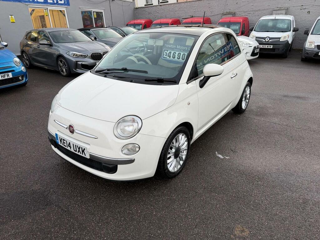 Fiat 500 Hatchback 0.9 Twinair Lounge Euro 6 Ss 201 White #5