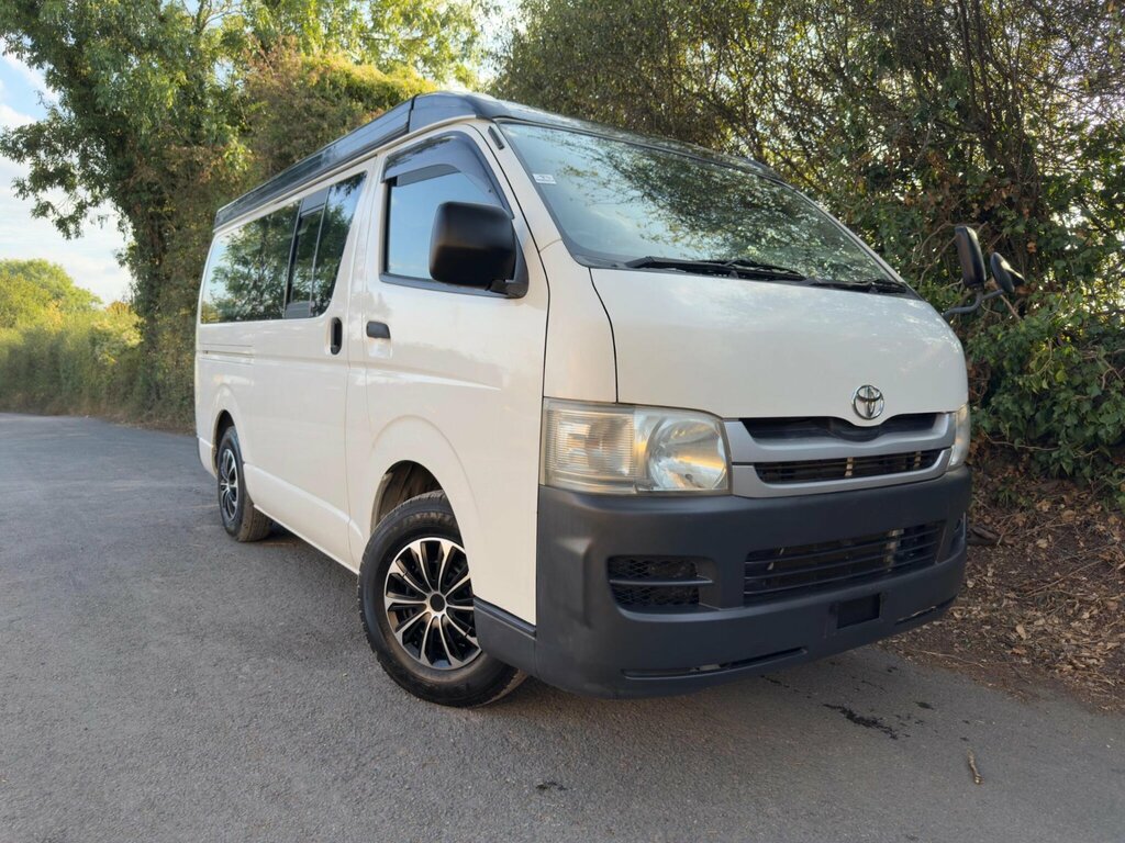 Toyota HiAce Regiusace Pop Top 4 Berth New Camper Conversion White #5