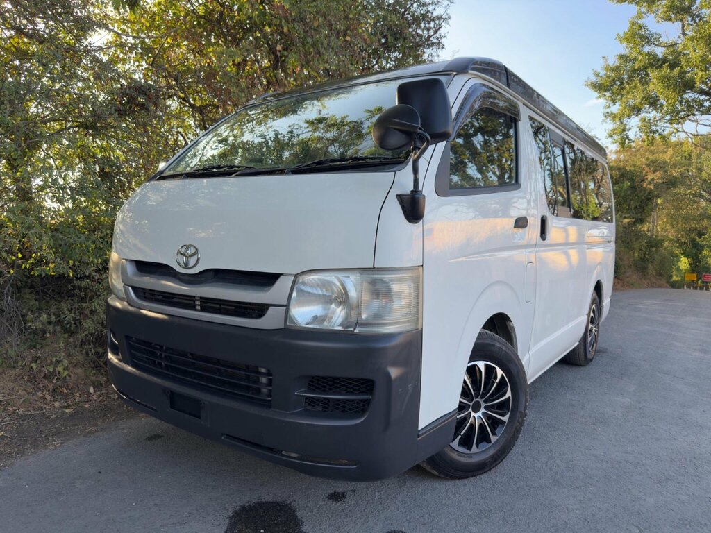 Toyota HiAce Regiusace Pop Top 4 Berth New Camper Conversion White #6