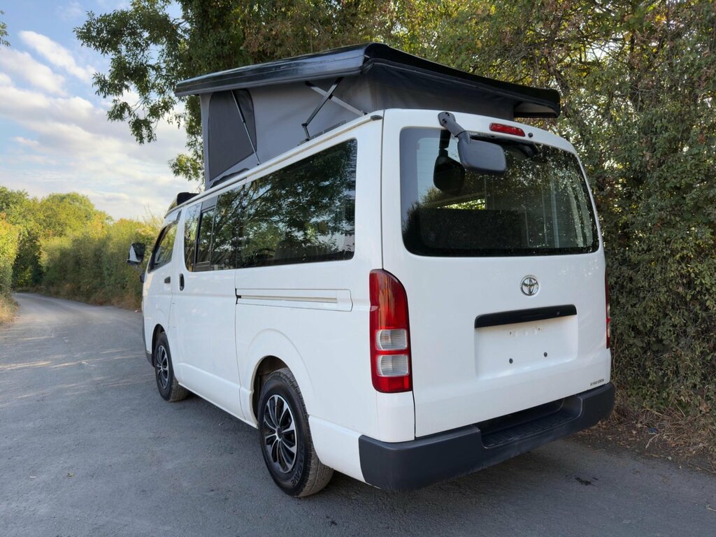 Toyota HiAce Regiusace Pop Top 4 Berth New Camper Conversion White #3