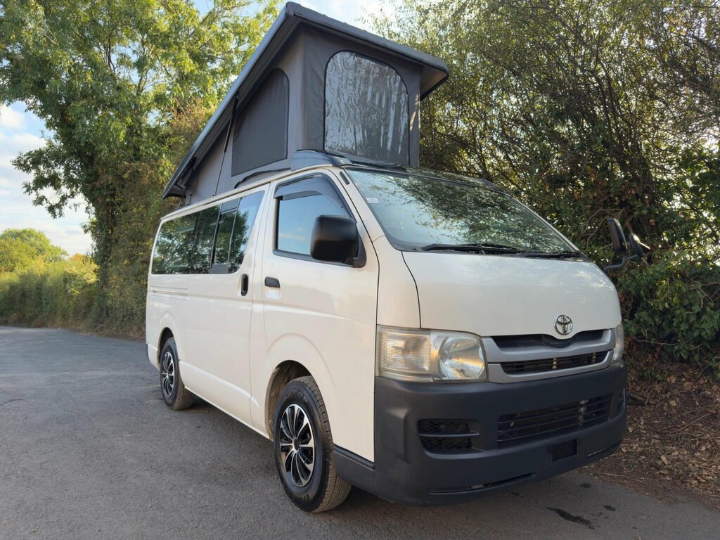 Toyota HiAce Regiusace Pop Top 4 Berth New Camper Conversion White