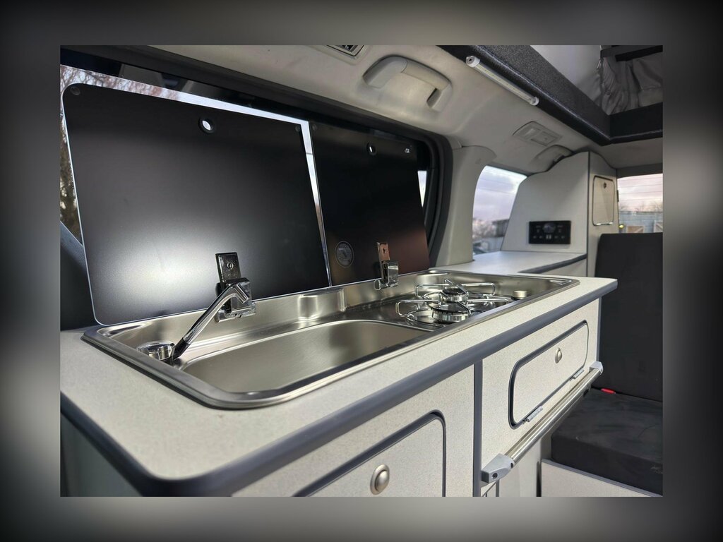 Toyota Vellfire Alphard Pop Top 4 Berth New Camper Conversion Black