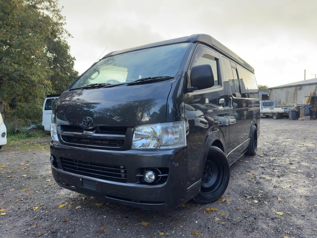 Toyota HiAce Pop Top 4 Berth New Full Camper Conversion Grey #5