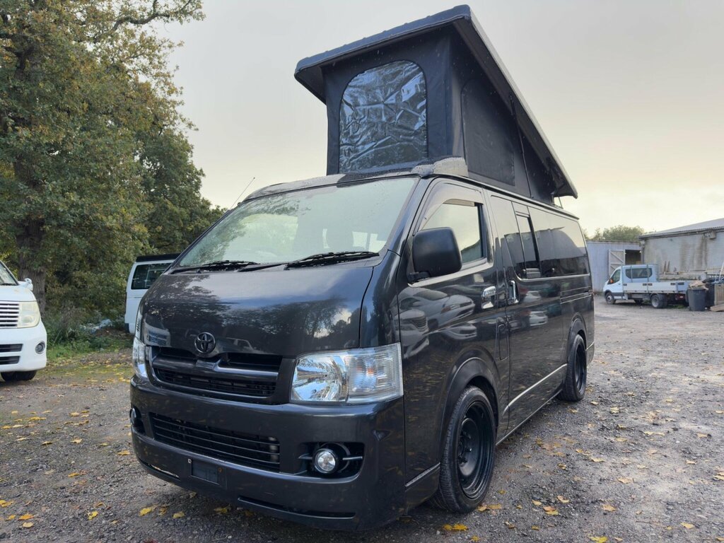 Toyota HiAce Pop Top 4 Berth New Full Camper Conversion Grey #2