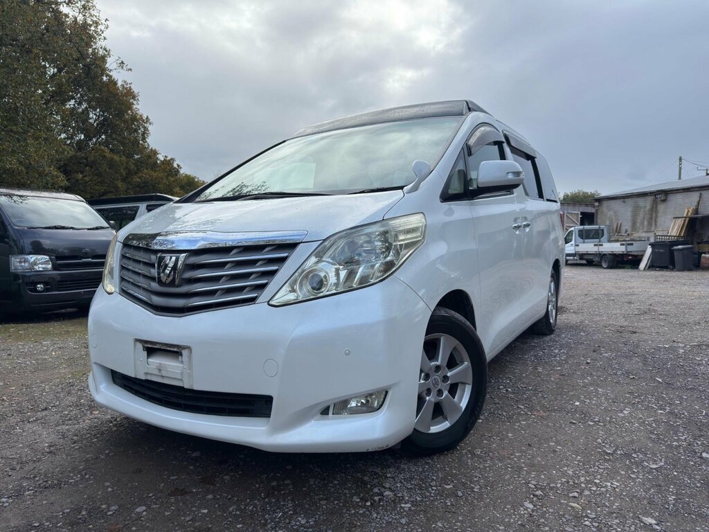 Toyota Alphard Pop Top 4 Berth New Camper Conversion White #6