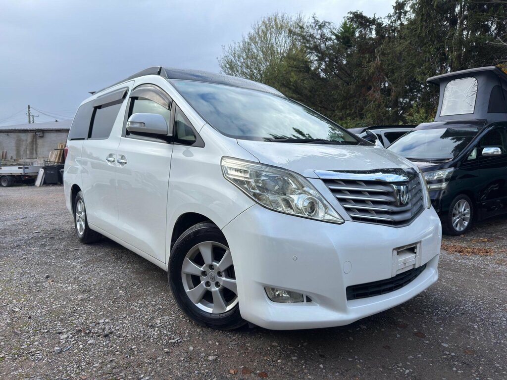 Toyota Alphard Pop Top 4 Berth New Camper Conversion White #5