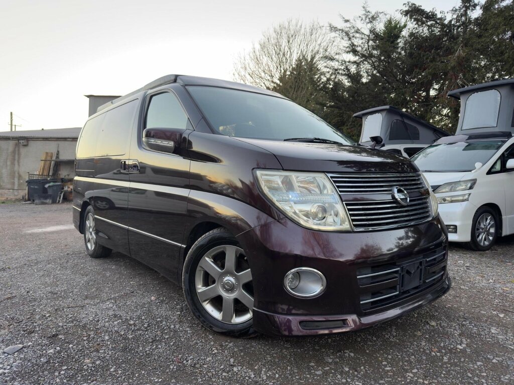 Nissan Elgrand Pop Top 4 Berth New Camper Conversion Purple #5