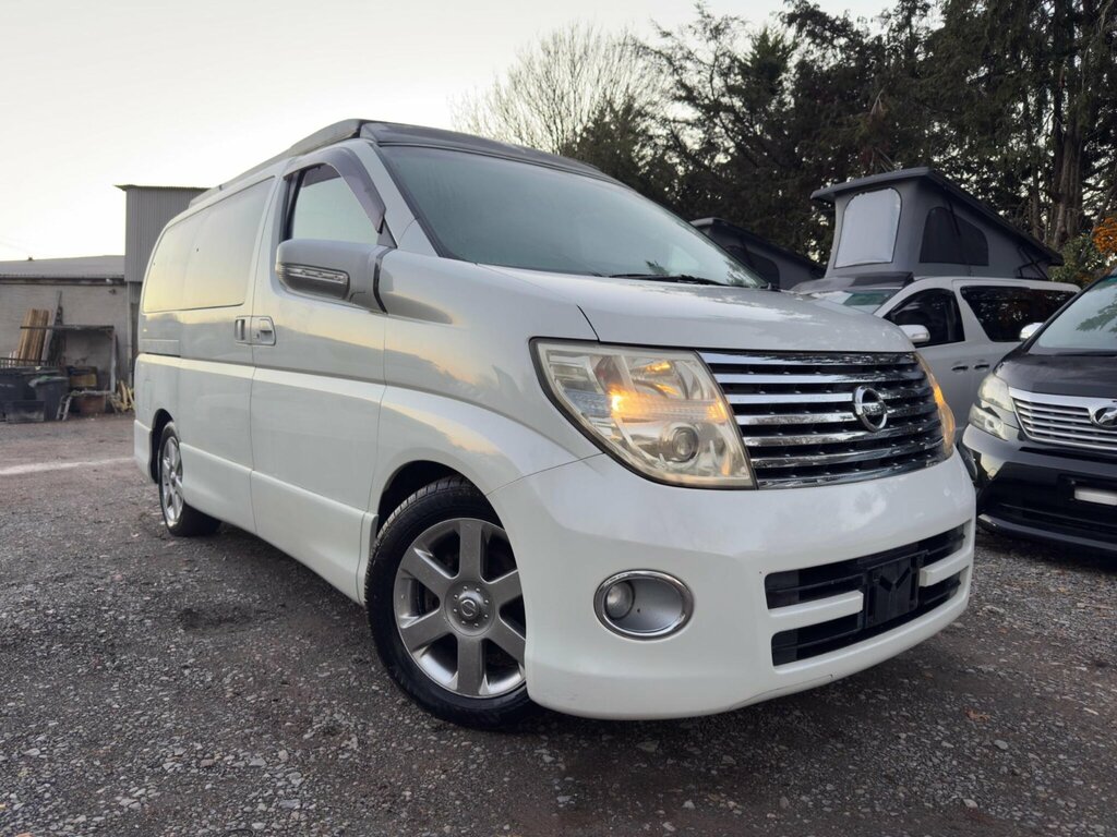 Nissan Elgrand Pop Top 4 Berth New Camper Conversion White #6