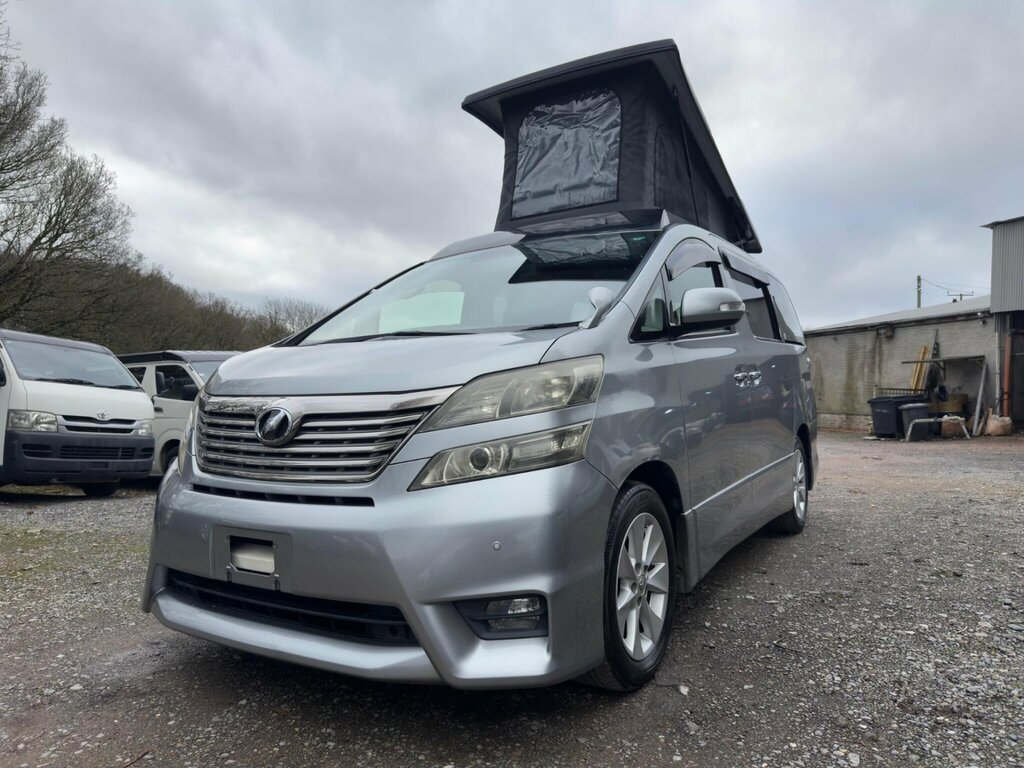 Toyota Vellfire Pop Top 4 Berth New Camper Conversion Pe Silver #2
