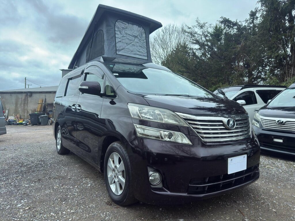 Toyota Vellfire Pop Top 4 Berth New Camper Conversion Pe Purple #2
