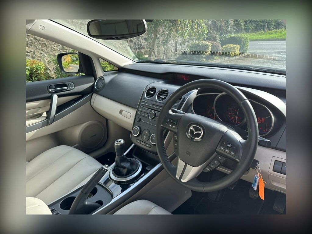 Mazda CX-7 Estate 2.2D Sport Tech 4X4 2011 White #13