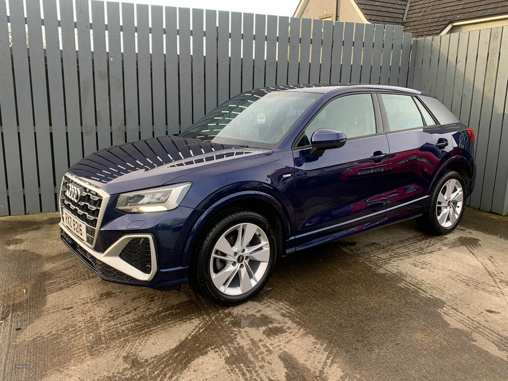 Audi Q2 30 Tfsi S Line RXZ8216 Blue #3