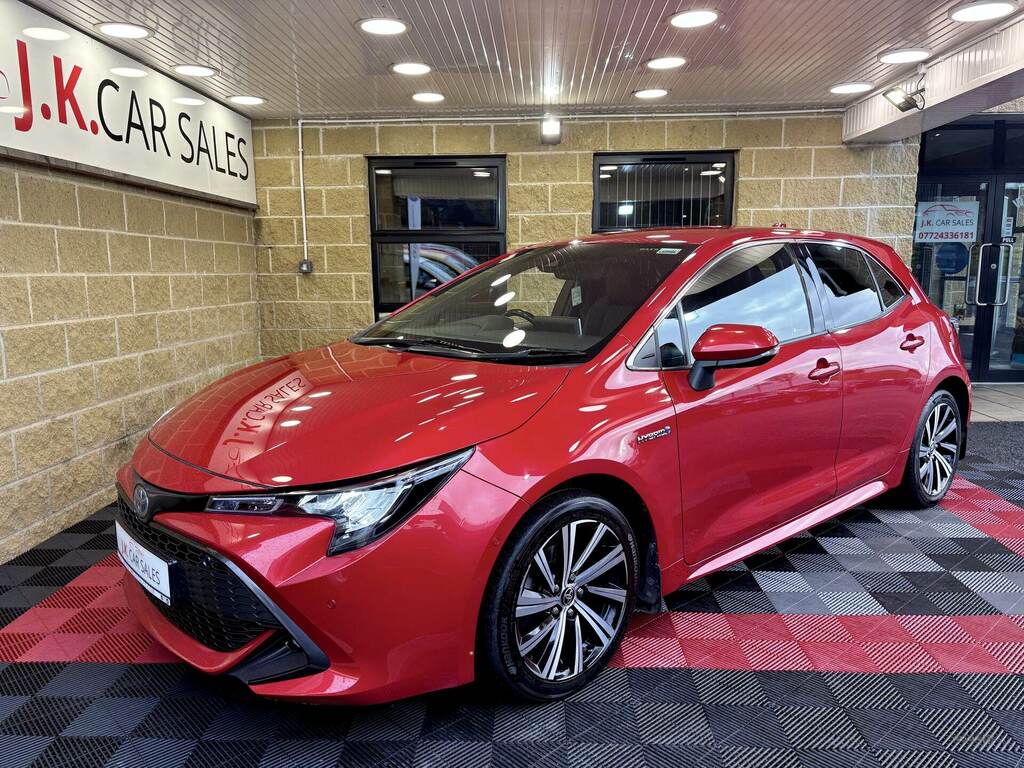 Toyota Corolla 1.8 Vvt-i Hybrid Design Cvt HSZ9692 Red #4