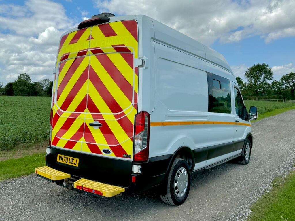 Ford Transit Custom 2.0 Transit Trend Van 350 L3 2.0L Ecoblue 130Ps Fw WM70UEJ White #4