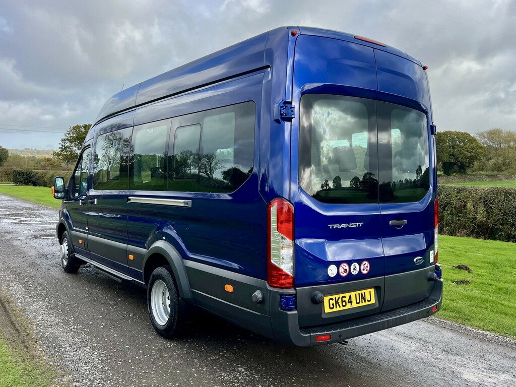 Ford Transit Custom 2.2 Tdci 350 Hdt 17 Seater Mini Bus 2014 Blue #3