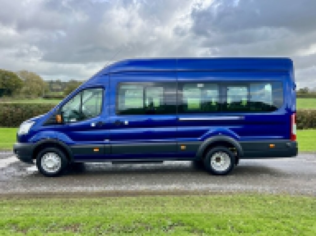 Ford Transit Custom 2.2 Tdci 350 Hdt 17 Seater Mini Bus 2014 Blue #5