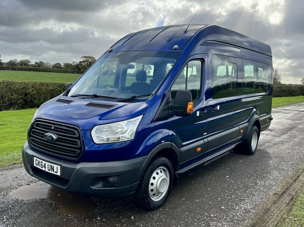 Ford Transit Custom 2.2 Tdci 350 Hdt 17 Seater Mini Bus 2014 Blue #2