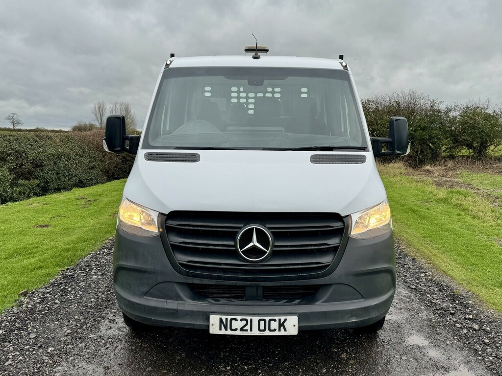 Mercedes-Benz Sprinter 2.1 314 Cdi Double Cab Dropside Tipper Cab 2021 NC21OCK White #5