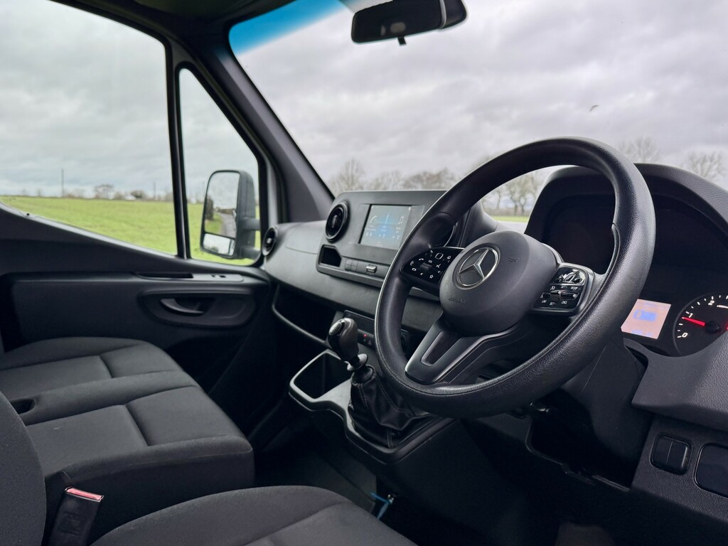 Mercedes-Benz Sprinter 2.1 314 Cdi Double Cab Dropside Tipper Cab 2021 NC21OCK White #6