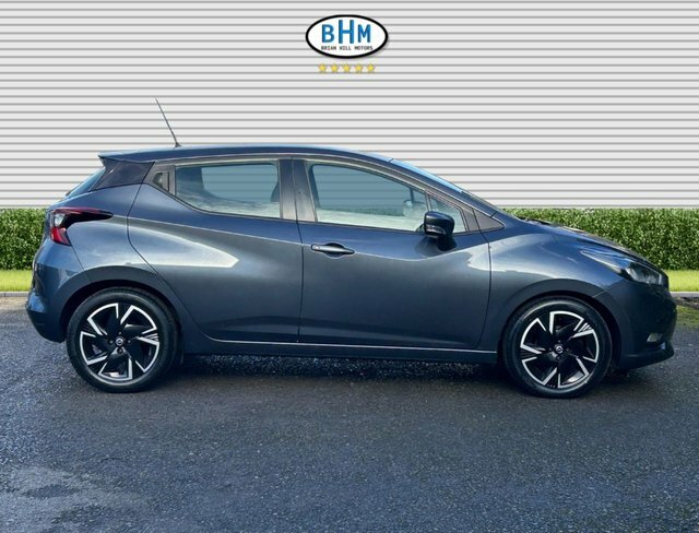 Nissan Micra 2022 1.0 Ig-t Acenta Hatchback E FG72NRU Grey #2