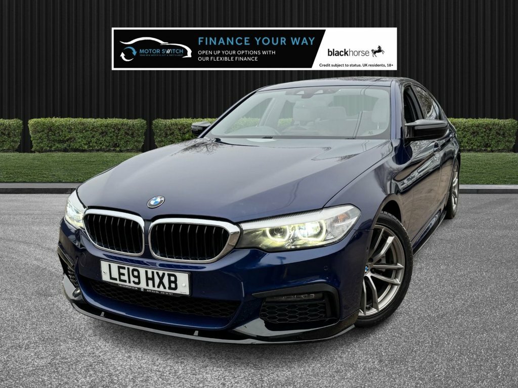 BMW 5 Series 2L M Sport LE19HXB Blue #3