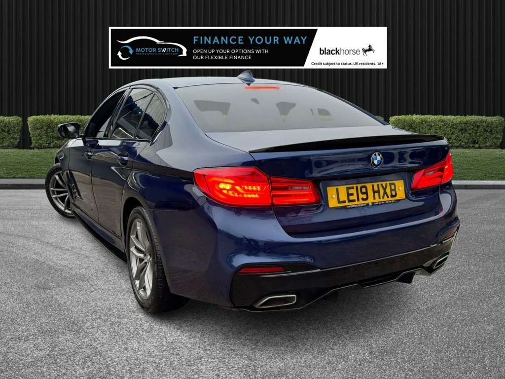 BMW 5 Series 2L M Sport LE19HXB Blue #5