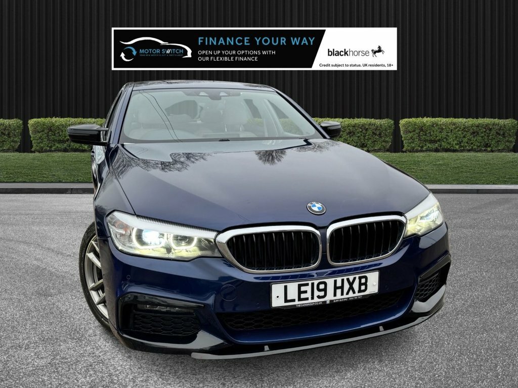 BMW 5 Series 2L M Sport LE19HXB Blue #5
