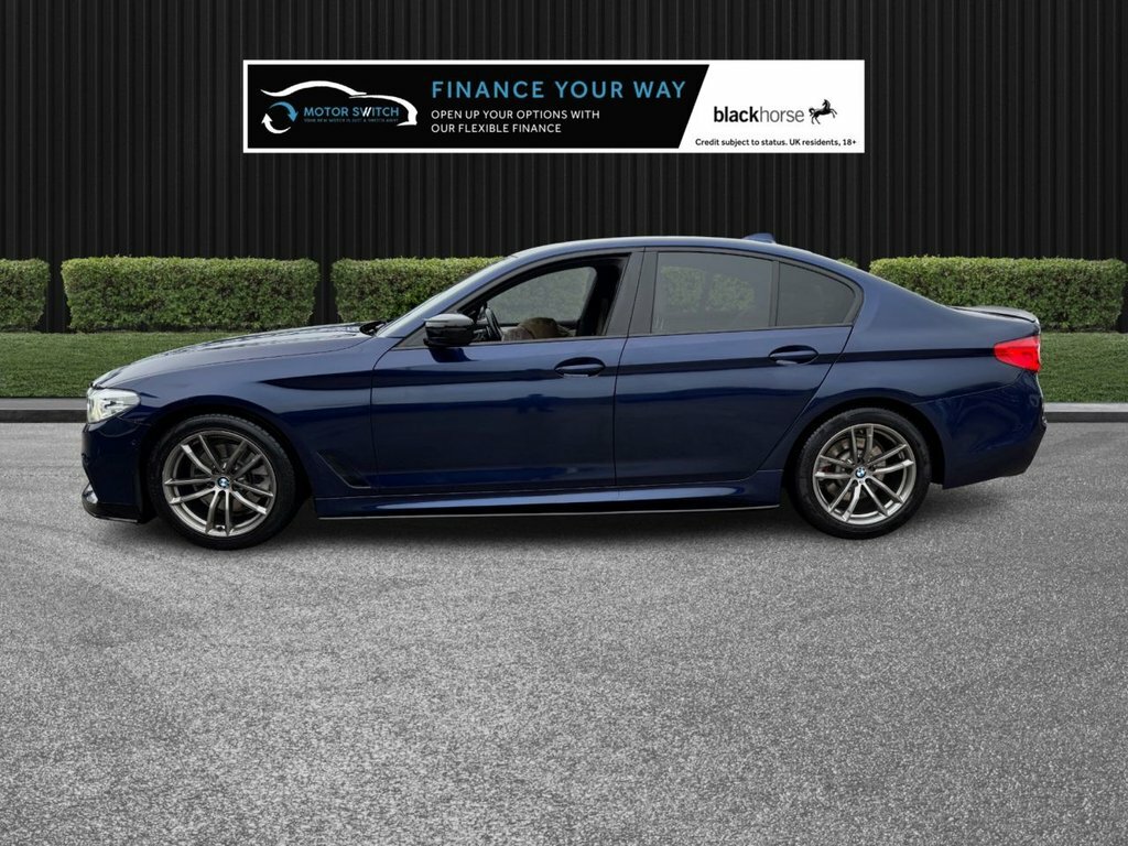 BMW 5 Series 2L M Sport LE19HXB Blue #4