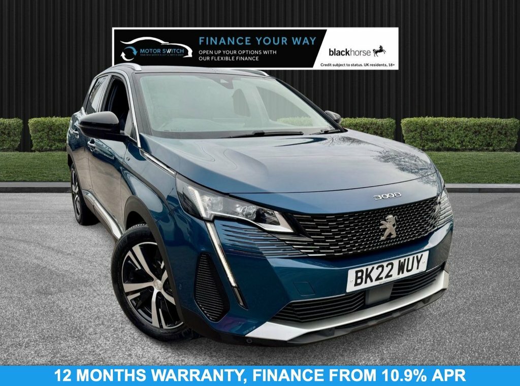 Peugeot 3008 1.2L Gt Blue