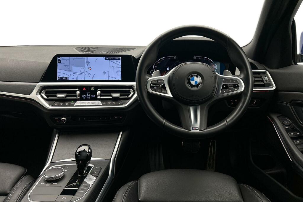 BMW 3 Series 320I M Sport Saloon EN21ONG Blue #5