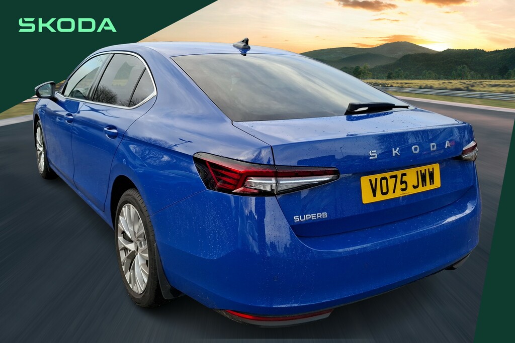 Skoda Superb 2.0 Tdi Se L Dsg VO75JWW Blue #3