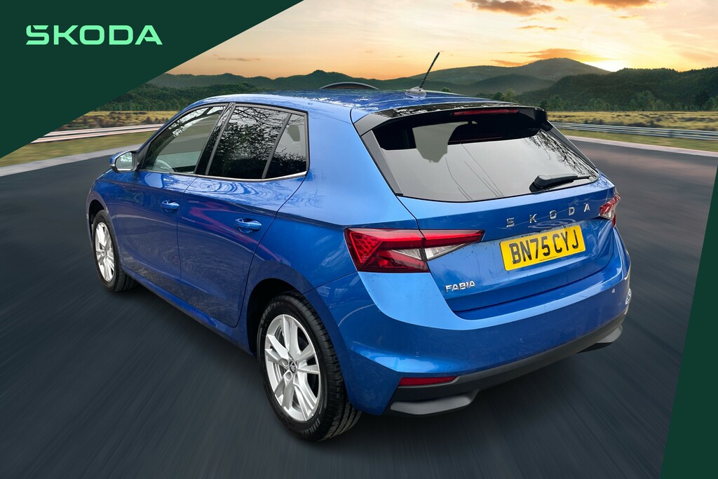 Skoda Fabia 1.0 Tsi 116 Se L Edition Dsg BN75CYJ Blue #3