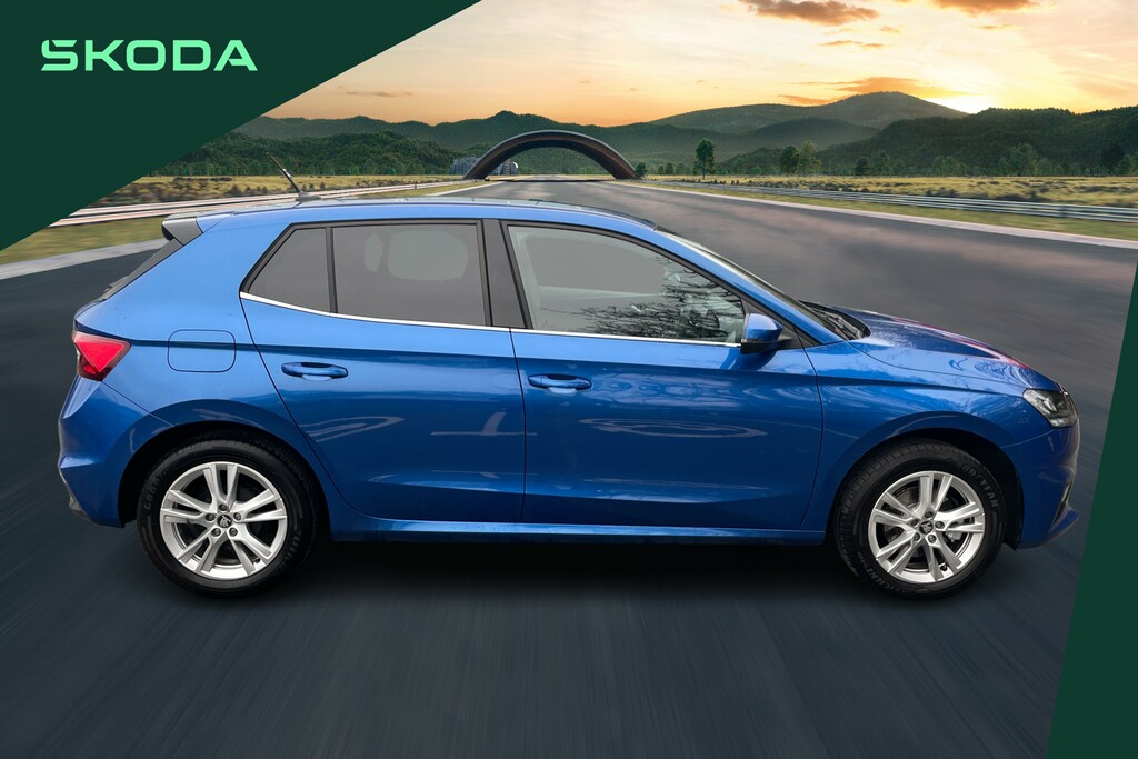 Skoda Fabia 1.0 Tsi 116 Se L Edition Dsg BN75CYJ Blue #4